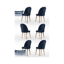 Lacivert - Doğal Ahşap