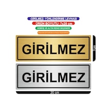 Girilmez Yönlendirme Levhası 7X20Cm Metal Ürün