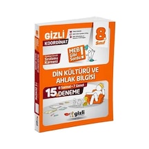 Gizli Yayınları Lgs 8. Sınıf Din Kültürü Ve Ahlak Bilgisi 15'li Deneme-meb Gibi Sordu