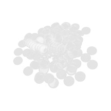 Suntek 100 Adet Temizle Coin Kapları Konteynerler Kutuları 20mm