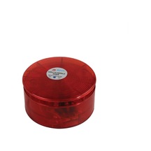 Mutlusan - 220v Ac Ledli Flaşörlü Elektronik Siren - Ürün Kodu:102 111 000012 - Kırmızı Ac Ledli