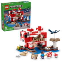 LEGO® Minecraft® Mooshroom Evi 21270 - 8 Yaş ve Üzeri Macera Oyunları Seven Çocuklar için Mantar Tarlaları İçeren Oyuncak Yapım Seti (500P)
