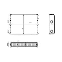 KNECHT AH60000S Kalorifer Radyatörü (60×270) Doblo (Eno:8Fh351308251)