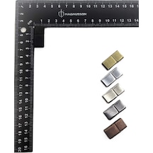 6x12 Mm Deri Bileklik Kiliti Mıknatıslı Kilit 20 Adet 6 X 12 Mm / Siyah