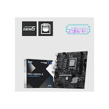 Msı Pro H810m-e Ddr5 6400mt/s 1xhdmı 1xdp 1xm.2 Usb 3.2 Matx 1851p Intel Ultra Processors Serıes 2 96582925