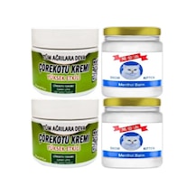 Süper Çörek Otu Krem 2x100 Ml - Snow Kitten Menthol Balm 2x50 Ml