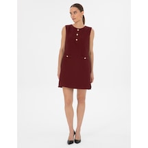 Pierre Cardin Kadın Vişne Elbise Dokuma 50313272-vr223 Vişne