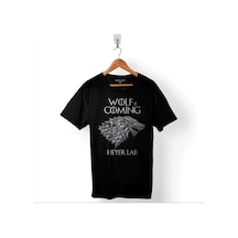 Game Of Thrones House Stark Wolf Is Coming Baskılı Tişört Unisex T-shirt 001