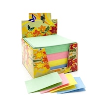 8x8 Cm Renkli Not Kağıdı 250 Yaprak Yapışkansız Kare Not Blokları Ofis Okul Ve Günlük Kullanım İçin
