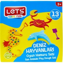 Let's 13 Parça Deniz Hayvanları Oyun Hamuru Seti
