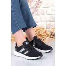 Jump 35132 Hafif Rahat Orijinal Ürün Sneaker Kadın Spor Ayakkabı Siyah - Beyaz