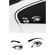 Göz Sticker, Oto Sticker, Motor Sticker, Modifiye Sticker 15x4 Cm