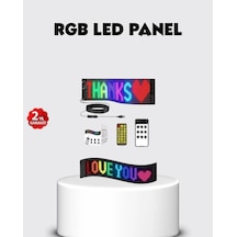 Rgb Led Panel Usb Güç Girişli, Gıf Ve Yazı Gösterimli Akıllı Ekran Diğer