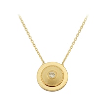 Altın Taşlı Kolye G10684