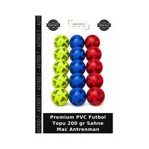 Premium Pvc Futbol Topu 200 Gr Sahne Mac Antrenman Çok Renkli