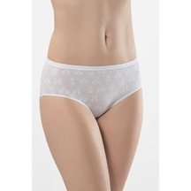 Türen Kadın Jakarlı Pamuklu Bikini Külot 001