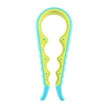 Çok İşlevli Dördü Bir Arada Konserve Açacağı, Basit Şişe Açacağı, Yüksek Kaliteli Konserve Açacağı Aracı, Şişe Kapağı Mavi Çok Renkli