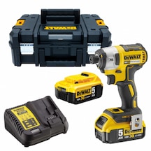 Dewalt DCF887P2 18V 5 Ah Li-ion Çift Akülü Kömürsüz Darbeli Vidalama