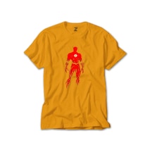 Flash Grunge Sarı Tişört Sarı
