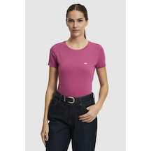 U.S. Polo Assn. U.s. Polo Assn. Kadın Fuşya Tişört Basic 50321809-vr023 Fusya