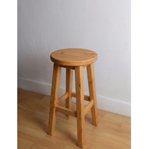 Ahşap Tabure 60 Cm / Arbrestore Çam