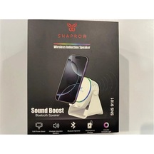 Snapron Sns-9101 Beyaz İnduction Özellikli Rgb Bluetooth Speaker Phone Stand-ambient Light
