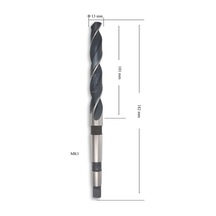Mte 13 Mm Mors Konik Saplı Matkap Ucu Hss Dın 345