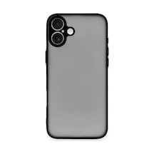 Apple iPhone Uyumlu - 16 Plus Kılıf Montreal Silikon Kapak - Siyah