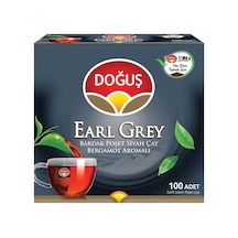 Doğuş Earl Grey Bardak Poşet Siyah Çayı Bergamot Aromalı 100'lü 3'li Avantaj Paketi Mıchu