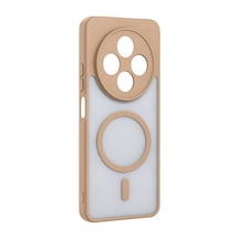 Xiaomi Redmi 14c Loji Magsafe Kapak - Çöl Titanyum