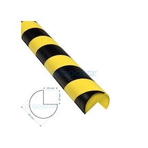 Puffyguard Kenar Köşe Koruyucu C1- Model C1 - 1 Metre - 20x20x40mm - Tip : A -