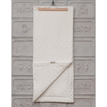 Bebitof Puanlı Kadife Bebek Battaniyesi - 95 X 85 Cm Taş Rengi Taş