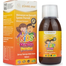 Zühre Ana Kids Ekinezya Şurubu Çocuklar İçin - Ekinezya ve Zencefil İçeren Şurup 150 ML