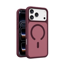 Joko Apple Uyumlu iPhone 18 Pro Jota Magsafe Kapak - Bordo 0