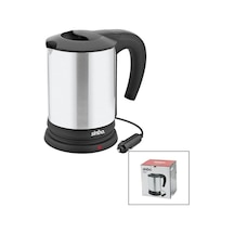 Sinbo Sk-7371 Araç İçi Kettle Su Isıtıcısı 120w 0.8lt 12v Kulp Plastik Kapak Paslanmaz Çelik