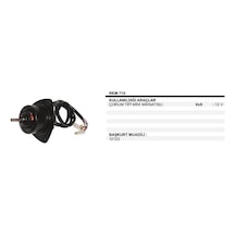 12v Çorum Tipi Kalorifer Motoru Mini Mıknatıslı 50012122 Remark Rkm710