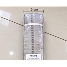 6 Metre 4 Ton Çeker Sapan Halat Zekioğlu Group Flat Webbing Sling Gözlü Polyester Sapan 4000kg Taşıma Kapasiteli 6 Metre Kaldırma Sapanı