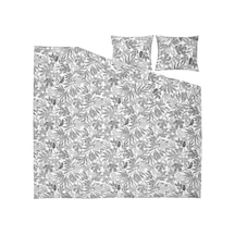 Ikea Brokdracena Çift Kişilik Nevresim Takımı 220 X 240 Cm Beyaz - Siyah