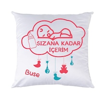 Biresimden-Hediye Sızana Kadar Içerim Kız Bebek Hediyesi Yastık
