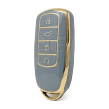 Lüx Chery Tiggo 8 Pro Omoda 5 Tiggo 7 Avantgarde Nano Anahtar Kılıfı Gri Gold Renk