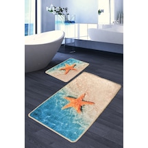 Stella Djt 2 Lı Set Banyo Halısı Çok Renkli