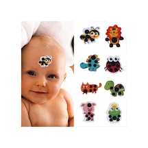 Çocuklar Bebek Bakımı Karikatür Ateş Algılama Sıcaklık Testi Alın Etiket Termometre Termometreler