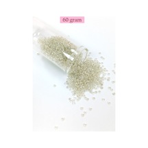 Dökme Cam Kum Boncuk 11/0 2 Mm - 60 Gram - Şeffaf - Bnc069