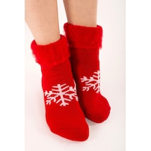 Nbb Kırmızı Termal Yılbaşı Çorabı-Std-Kırmızı