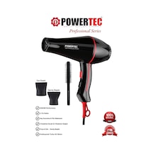 Powertec TR-601 Profesyonel Fön Makinesi + Berber Fön Fırçası