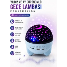 Gökyüzü Temalı Bluetooth Ve Hoparlörlü Şarjlı Çocuk Gece Lambası Krgltgssxyu2b9ejfvl Çok Renkli