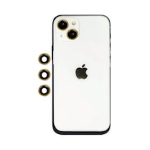 İphone 14 Shine Kamera Lens - Gold