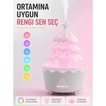 Dekoratif Şans Ağacı Ultrasonik Nemlendirici Rgb Gece Lambalı Aroma Difüzörü Çok Renkli