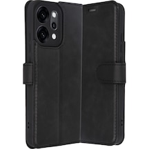 Oppo Reno 14 Trend S Plus Kapaklı Kılıf - Siyah