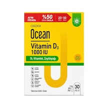 Ocean Vitamin D3 Sprey 1000 Iu 20 Ml + 10 Ml - %50 Daha Fazla